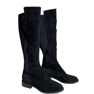 New SAKS FIFTH AVENUEHarrah Mixed-Media Tall Boots size 8.5